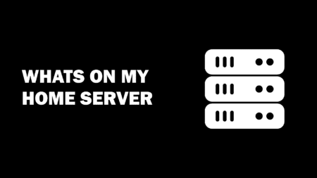 What I’m running on my home server